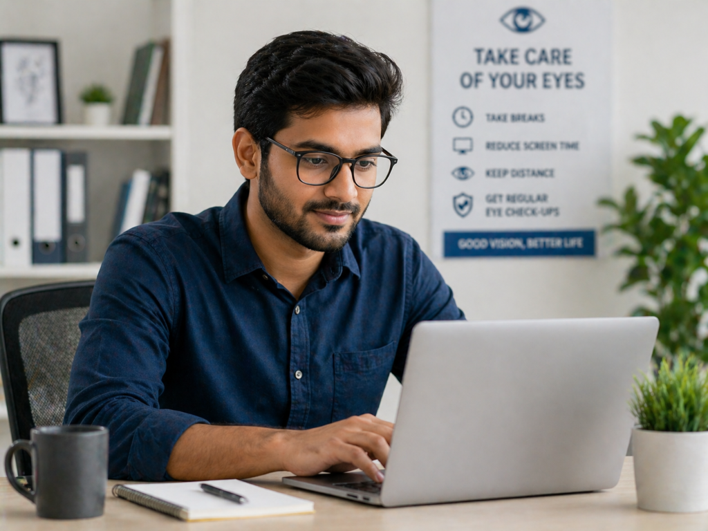 person using laptop